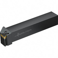 Walter - 91° Lead Angle, 16mm Shank Height x 16mm Shank Width, Indexable Turning Toolholder - 100mm OAL, Series PTFN-ISO-AUSSEN - Americas Industrial Supply