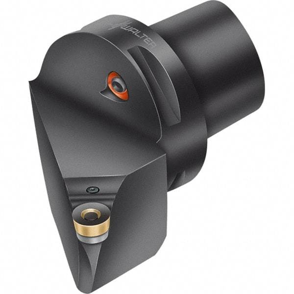 Walter - 0° Lead Angle, Indexable Turning Toolholder - 90mm OAL, Series PRSC-CAPTO-AUSSEN - Americas Industrial Supply