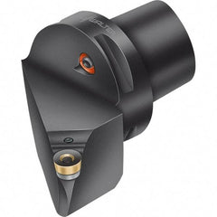 Walter - 0° Lead Angle, Indexable Turning Toolholder - 90mm OAL, Series PRSC-CAPTO-AUSSEN - Americas Industrial Supply