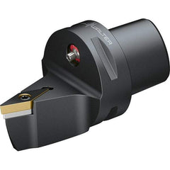 Walter - 72.5° Lead Angle, Indexable Turning Toolholder - 103mm OAL, Series SVVB-CAPTO-AUSSEN - Americas Industrial Supply