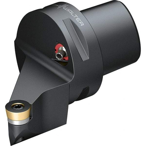 Walter - 0° Lead Angle, Indexable Turning Toolholder - 90mm OAL, Series SRSC-CAPTO-AUSSEN - Americas Industrial Supply