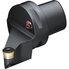 Walter - 0° Lead Angle, Indexable Turning Toolholder - 90mm OAL, Series SRSC-CAPTO-AUSSEN - Americas Industrial Supply
