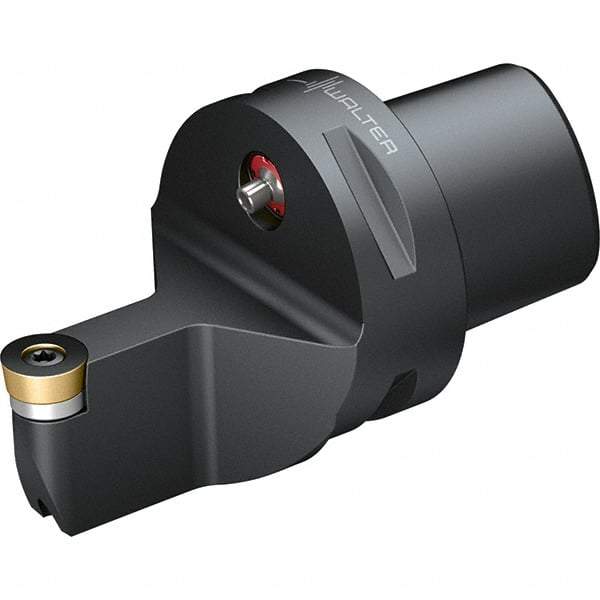 Walter - 0° Lead Angle, Indexable Turning Toolholder - 74mm OAL, Series SRDC-CAPTO-AUSSEN - Americas Industrial Supply