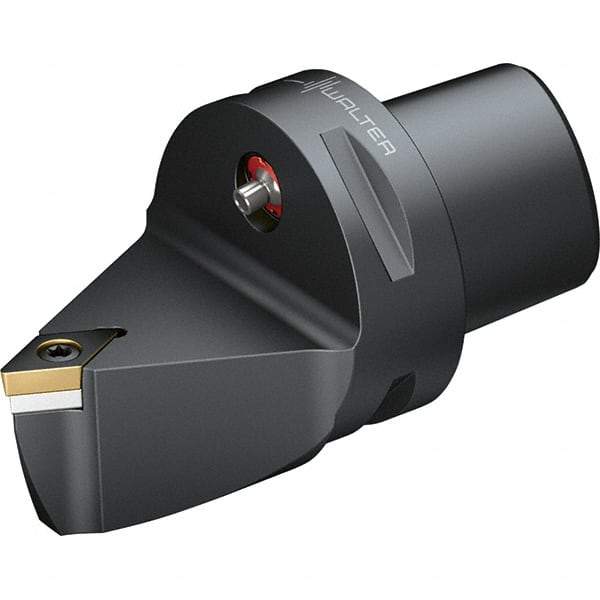 Walter - 62.5° Lead Angle, Indexable Turning Toolholder - 59mm OAL, Series SDNC-CAPTO-AUSSEN-NEUTRAL - Americas Industrial Supply