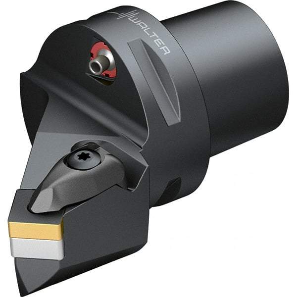 Walter - 45° Lead Angle, Indexable Turning Toolholder - 102.48mm OAL, Series DSSN-CAPTO-AUSSEN - Americas Industrial Supply