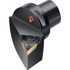 Walter - 93° Lead Angle, Indexable Turning Toolholder - 74mm OAL, Series MTJN-CAPTO-AUSSEN - Americas Industrial Supply