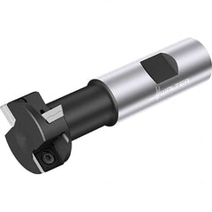 Walter - 1.949" Cutting Diam x 0.817" Cutting Width, 2 Cutter Inserts, Indexable T-Slot Cutter - 4.803" OAL - Americas Industrial Supply