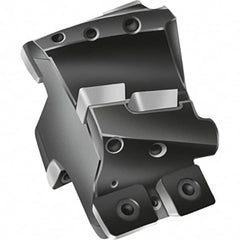 Walter - 80mm Cut Diam, 34mm OAL, Indexable Square Shoulder End Mill - 0° Lead Angle, Through Coolant, Series F2238C.CE - Americas Industrial Supply