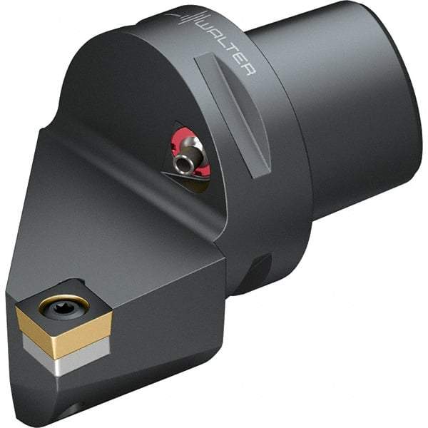 Walter - 95° Lead Angle, Indexable Turning Toolholder - 74mm OAL, Series SCLC-CAPTO-AUSSEN - Americas Industrial Supply