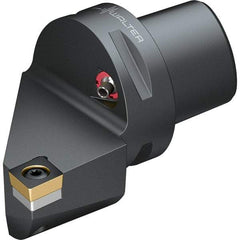 Walter - 95° Lead Angle, Indexable Turning Toolholder - 74mm OAL, Series SCLC-CAPTO-AUSSEN - Americas Industrial Supply