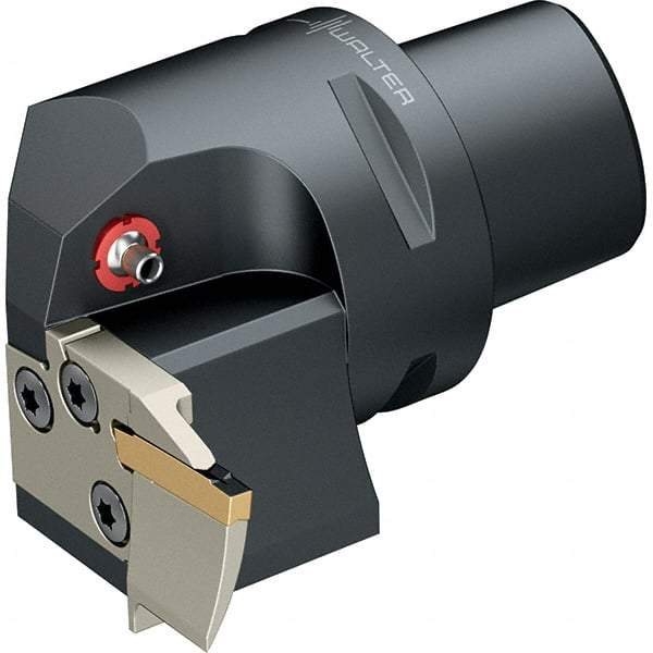 Walter - 0.591" Max Depth of Cut, Indexable Grooving Cutoff Toolholder - Series NCHE-GX24-CAPTO - Americas Industrial Supply