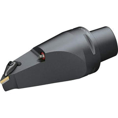 Walter - 95° Lead Angle, Indexable Turning Toolholder - 208mm OAL, Series DVMN-CAPTO-AUSSEN - Americas Industrial Supply