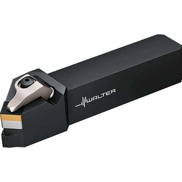 Walter - 45° Lead Angle, 25mm Shank Height x 25mm Shank Width, Indexable Turning Toolholder - 138.65mm OAL, Series DSSN-ISO-AUSSEN-P - Americas Industrial Supply