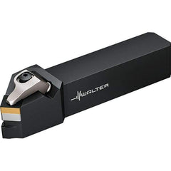 Walter - 45° Lead Angle, 25mm Shank Height x 25mm Shank Width, Indexable Turning Toolholder - 138.65mm OAL, Series DSSN-ISO-AUSSEN-P - Americas Industrial Supply