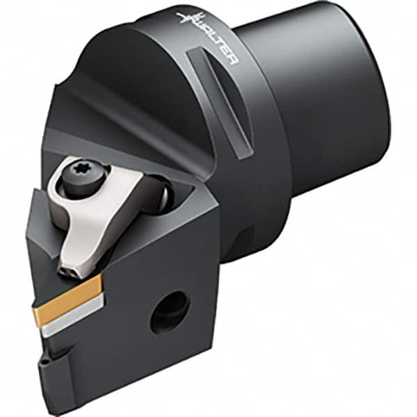 Walter - 93° Lead Angle, Indexable Turning Toolholder - 128mm OAL, Series DVJB-CAPTO-AUSSEN-P - Americas Industrial Supply