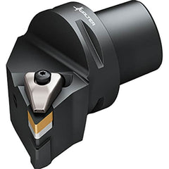 Walter - 107.5° Lead Angle, Indexable Turning Toolholder - 103mm OAL, Series DDHN-CAPTO-AUSSEN-P - Americas Industrial Supply