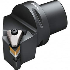 Walter - 0° Lead Angle, Indexable Turning Toolholder - 103mm OAL, Series DDUN-CAPTO-AUSSEN-P - Americas Industrial Supply
