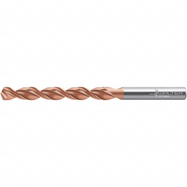 Walter-Titex - 19.5mm 130° High Speed Steel Jobber Drill - AlCrN Finish, Right Hand Cut, 205mm OAL - Americas Industrial Supply