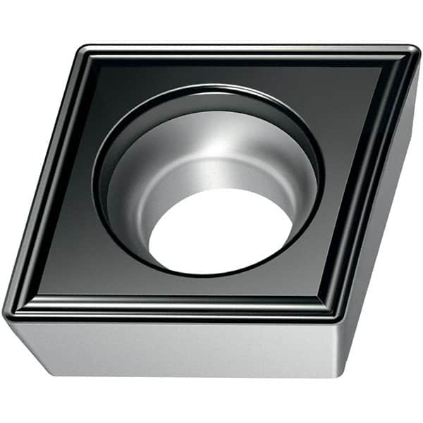 Walter - CCMT FM6 Grade WSM20S Turning Insert - TiAlN+Al2O3+(Al) Finish, 80° Rhombic, 12.7mm Inscr Circle, 4.76mm Thick, 0.8mm Corner Radius - Americas Industrial Supply