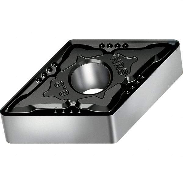 Walter - DNMG NRS Grade WSM20S Turning Insert - TiAlN+Al2O3+(Al) Finish, 55° Rhombic, 12.7mm Inscr Circle, 6.35mm Thick, 1.2mm Corner Radius - Americas Industrial Supply
