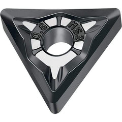 Walter - TNMG MS3 Grade WSM01 Turning Insert - TiAlN+Al2O3+(ZrN) Finish, 60° Triangle, 9.53mm Inscr Circle, 4.76mm Thick, 0.8mm Corner Radius - Americas Industrial Supply