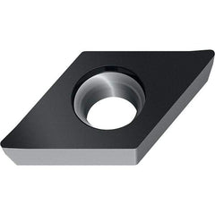 Walter - DPMW RK6 Grade WKK20S Turning Insert - TiCN+Al2O3+(TiCN) Finish, 55° Rhombic, 9.53mm Inscr Circle, 3.97mm Thick, 0.8mm Corner Radius - Americas Industrial Supply