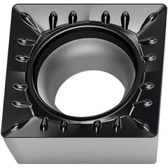 Walter - SCMT RM4 Grade WSM10S Turning Insert - TiAlN+Al2O3+(Al) Finish, 90° Square, 9.53mm Inscr Circle, 3.97mm Thick, 0.8mm Corner Radius - Americas Industrial Supply