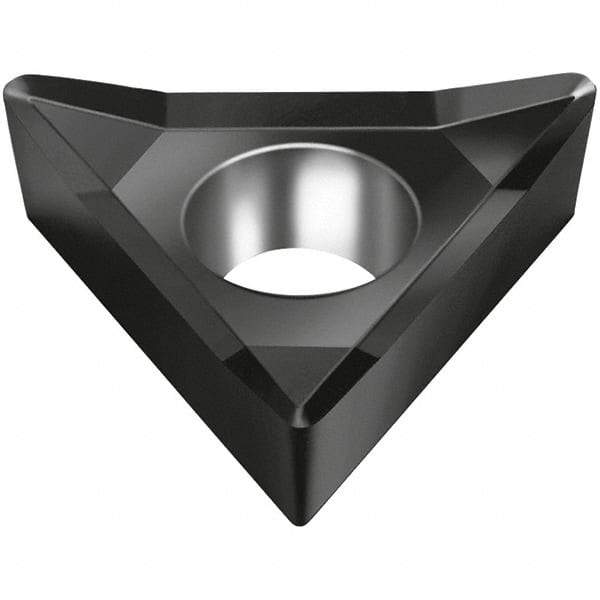 Walter - TCGT MN2 Grade WNN10 Turning Insert - TiAlN Finish, 60° Triangle, 9.53mm Inscr Circle, 3.97mm Thick, 0.4mm Corner Radius - Americas Industrial Supply