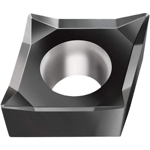 Walter - CCGT MN2 Grade WNN10 Turning Insert - TiAlN Finish, 80° Rhombic, 9.53mm Inscr Circle, 3.97mm Thick, 0.4mm Corner Radius - Americas Industrial Supply
