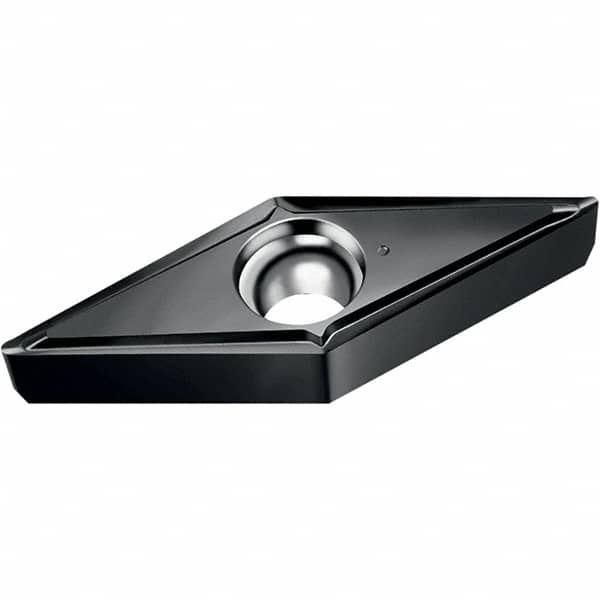 Walter - VCGT FN2 Grade WNN10 Turning Insert - TiAlN Finish, 35° Rhombic, 9.53mm Inscr Circle, 4.76mm Thick, 0.4mm Corner Radius - Americas Industrial Supply
