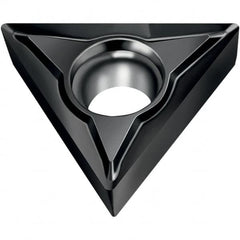Walter - TCGT FN2 Grade WNN10 Turning Insert - TiAlN Finish, 60° Triangle, 9.53mm Inscr Circle, 3.97mm Thick, 0.4mm Corner Radius - Americas Industrial Supply