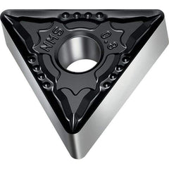 Walter - TNMG NMS Grade WSM30S Turning Insert - TiAlN+Al2O3+(Al) Finish, 60° Triangle, 9.53mm Inscr Circle, 4.76mm Thick, 0.8mm Corner Radius - Americas Industrial Supply