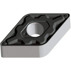 Walter - DNMG NM Grade WPP10S Turning Insert - TiCN+Al2O3+(TiCN) Finish, 55° Rhombic, 9.53mm Inscr Circle, 4.76mm Thick, 0.8mm Corner Radius - Americas Industrial Supply