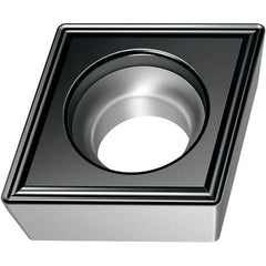 Walter - CCMT FP6 Grade WPP20S Turning Insert - TiCN+Al2O3+(TiCN) Finish, 80° Rhombic, 12.7mm Inscr Circle, 4.76mm Thick, 0.8mm Corner Radius - Americas Industrial Supply