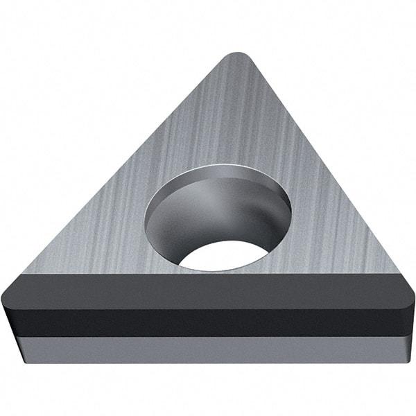 Walter - TCGW FS-9 Grade WDN10 Turning Insert - Polycrystaline Diamond Finish, 60° Triangle, 5.56mm Inscr Circle, 2.38mm Thick, 0.4mm Corner Radius - Americas Industrial Supply