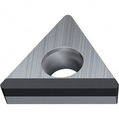 Walter - TCGW FS-9 Grade WDN10 Turning Insert - Polycrystaline Diamond Finish, 60° Triangle, 5.56mm Inscr Circle, 2.38mm Thick, 0.4mm Corner Radius - Americas Industrial Supply