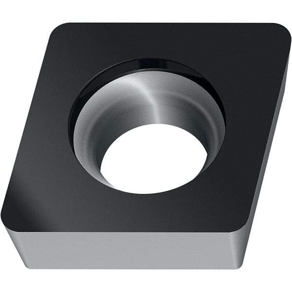 Walter - CCMW RK6 Grade WKK20S Turning Insert - TiCN+Al2O3+(TiCN) Finish, 80° Rhombic, 6.35mm Inscr Circle, 2.38mm Thick, 0.2mm Corner Radius - Americas Industrial Supply