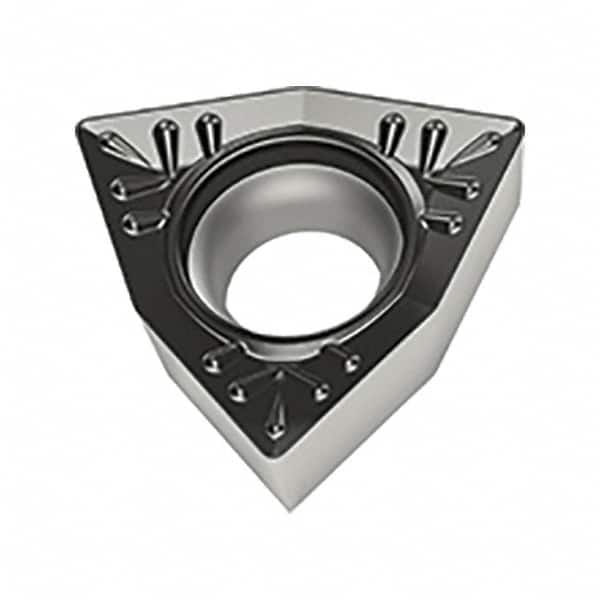 Walter - WCMT RK4 Grade WKK20S Turning Insert - TiCN+Al2O3+(TiCN) Finish, 80° Trigon, 12.7mm Inscr Circle, 4.76mm Thick, 0.4mm Corner Radius - Americas Industrial Supply