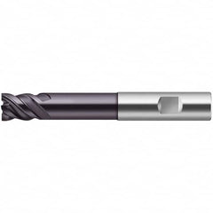 Walter-Prototyp - 12mm, 36mm LOC, 12mm Shank Diam, 83mm OAL, 4 Flute, Solid Carbide Square End Mill - TiAlN Finish, 50° Helix, Right Hand Cut, Right Hand Flute, Series MC326-W-4-BCJ - Americas Industrial Supply