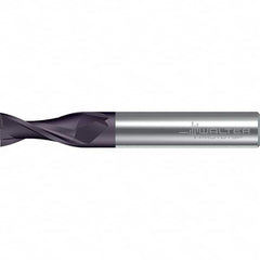 Walter-Prototyp - 12mm, 22mm LOC, 12mm Shank Diam, 83mm OAL, 2 Flute, Solid Carbide Square End Mill - TiAlN Finish, 30° Helix, Right Hand Cut, Right Hand Flute, Series MC216-A-2-B - Americas Industrial Supply