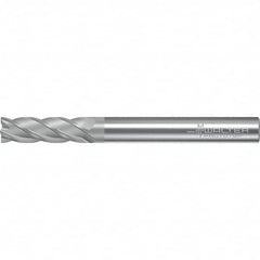 Walter-Prototyp - 9.53mm, 22mm LOC, 9.53mm Shank Diam, 76.2mm OAL, 4 Flute, Solid Carbide Square End Mill - TiAlN/TiAl Finish, 38° Helix, Right Hand Cut, Right Hand Flute, Series AH2034217 - Americas Industrial Supply