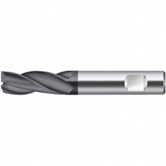 Walter-Prototyp - 10mm, 19mm LOC, 10mm Shank Diam, 72mm OAL, 3 Flute, Solid Carbide Square End Mill - TiCN Finish, 30° Helix, Right Hand Cut, Right Hand Flute, Series H3127116 - Americas Industrial Supply