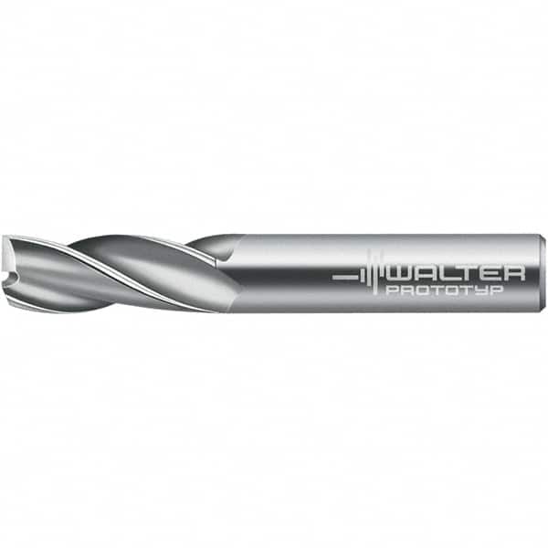 Walter-Prototyp - 10mm, 32mm LOC, 10mm Shank Diam, 100mm OAL, 3 Flute, Solid Carbide Square End Mill - TiCN Finish, 30° Helix, Right Hand Cut, Right Hand Flute, Series H3027416 - Americas Industrial Supply