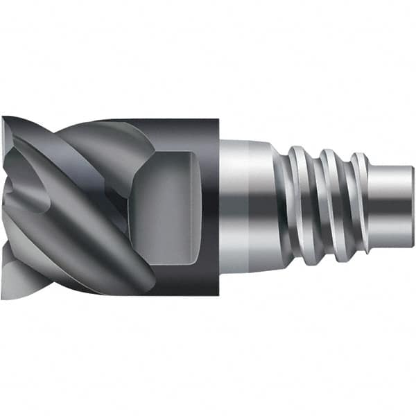 Walter-Prototyp - Grade WJ30TF Carbide Milling Tip Insert - TiAlN Finish, 5 Flutes, 25mm Cutting Diam, 26mm Depth of Cut, 50° Helix - Americas Industrial Supply