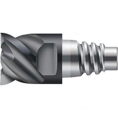 Walter-Prototyp - Grade WJ30TF Carbide Milling Tip Insert - TiAlN Finish, 5 Flutes, 25mm Cutting Diam, 26mm Depth of Cut, 50° Helix - Americas Industrial Supply