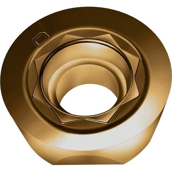 Walter - D67 Grade WSM35S Milling Insert - 4.76mm Thick, 12mm Inscribed Circle, 6mm Corner Radius - Americas Industrial Supply