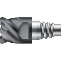 Walter-Prototyp - Grade WJ30TF Carbide Milling Tip Insert - TiAlN Finish, 4 Flutes, 20mm Cutting Diam, 21mm Depth of Cut, 0.059" Cnr Rad, 50° Helix - Americas Industrial Supply