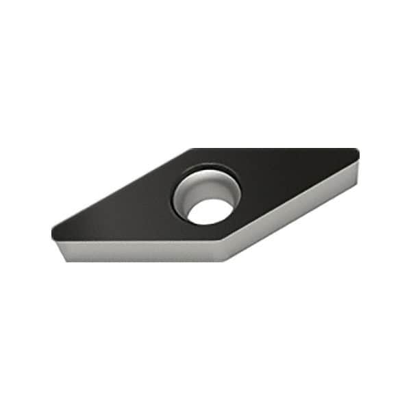 Walter - VCMW RK6 Grade WKK20S Turning Insert - TiCN+Al2O3+(TiCN) Finish, 35° Rhombic, 9.53mm Inscr Circle, 4.76mm Thick, 0.8mm Corner Radius - Americas Industrial Supply