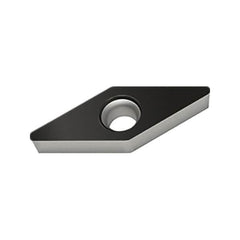 Walter - VCMW RK6 Grade WKK20S Turning Insert - TiCN+Al2O3+(TiCN) Finish, 35° Rhombic, 9.53mm Inscr Circle, 4.76mm Thick, 0.8mm Corner Radius - Americas Industrial Supply