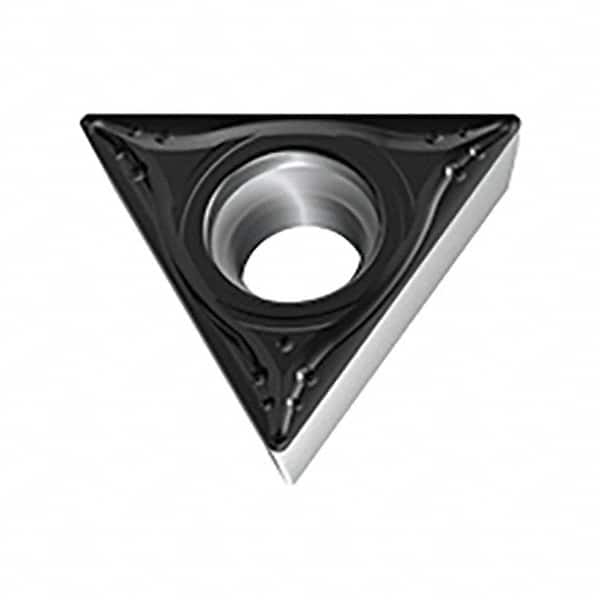 Walter - TCGT MM4 Grade WSM20S Turning Insert - TiAlN+Al2O3+(Al) Finish, 60° Triangle, 6.35mm Inscr Circle, 2.38mm Thick, 0.4mm Corner Radius - Americas Industrial Supply